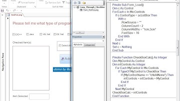 Access VBA Loop Through Controls on a UserForm (ListBox CheckBox) Part 2/2