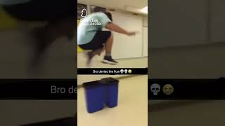 Bro did not dented the floor #bigback