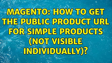 Magento: How to get the public product url for simple products (not visible individually)?