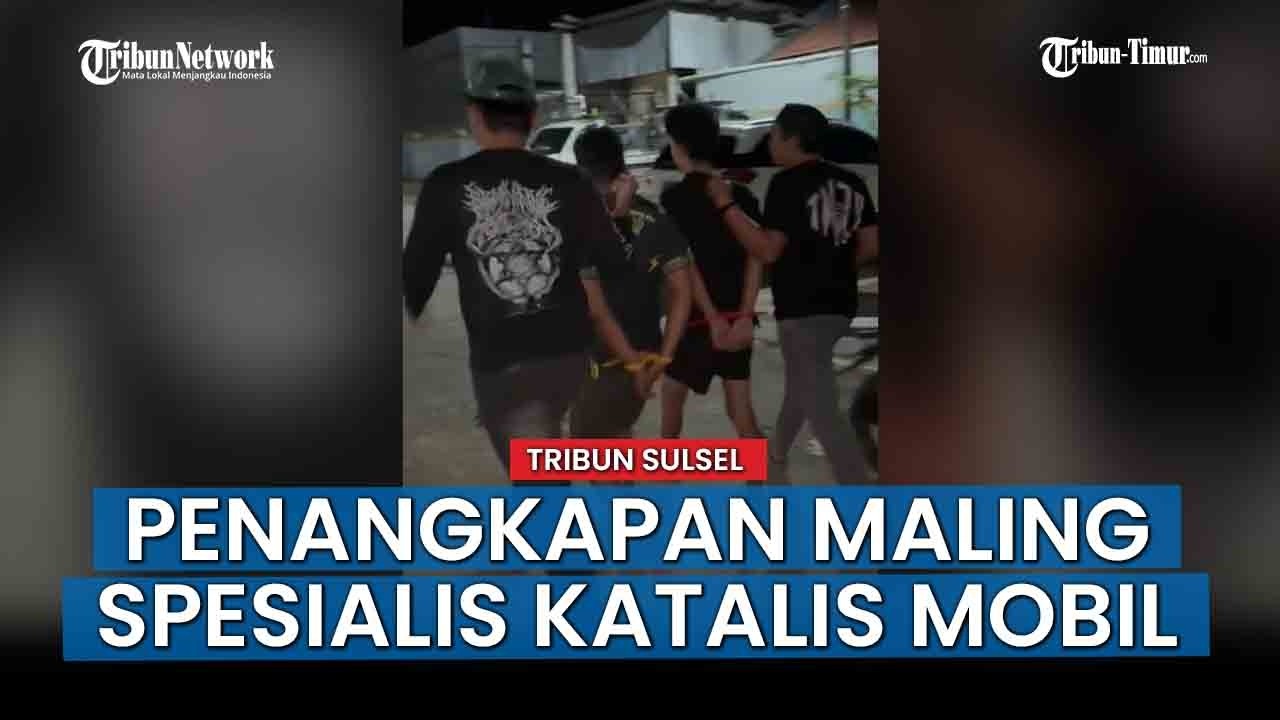 NEWS UPDATE; Resmob Polres Sinjai Ringkus Tiga Spesialis Pencurian Katalis Mobil
