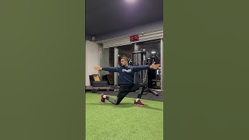Lunge/hip flexör/thoracic rotation/complex