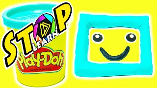 Shapes and Colors with Play Doh Toddler Learning Video