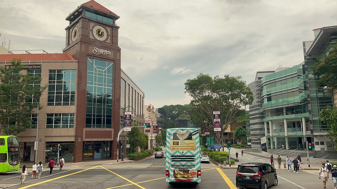 SINGAPORE CITY TOUR:SINGAPORE PUBLIC TRANSPORT BUS RIDE AT ORCHARD ROAD|ORCHARD ROAD SINGAPORE |