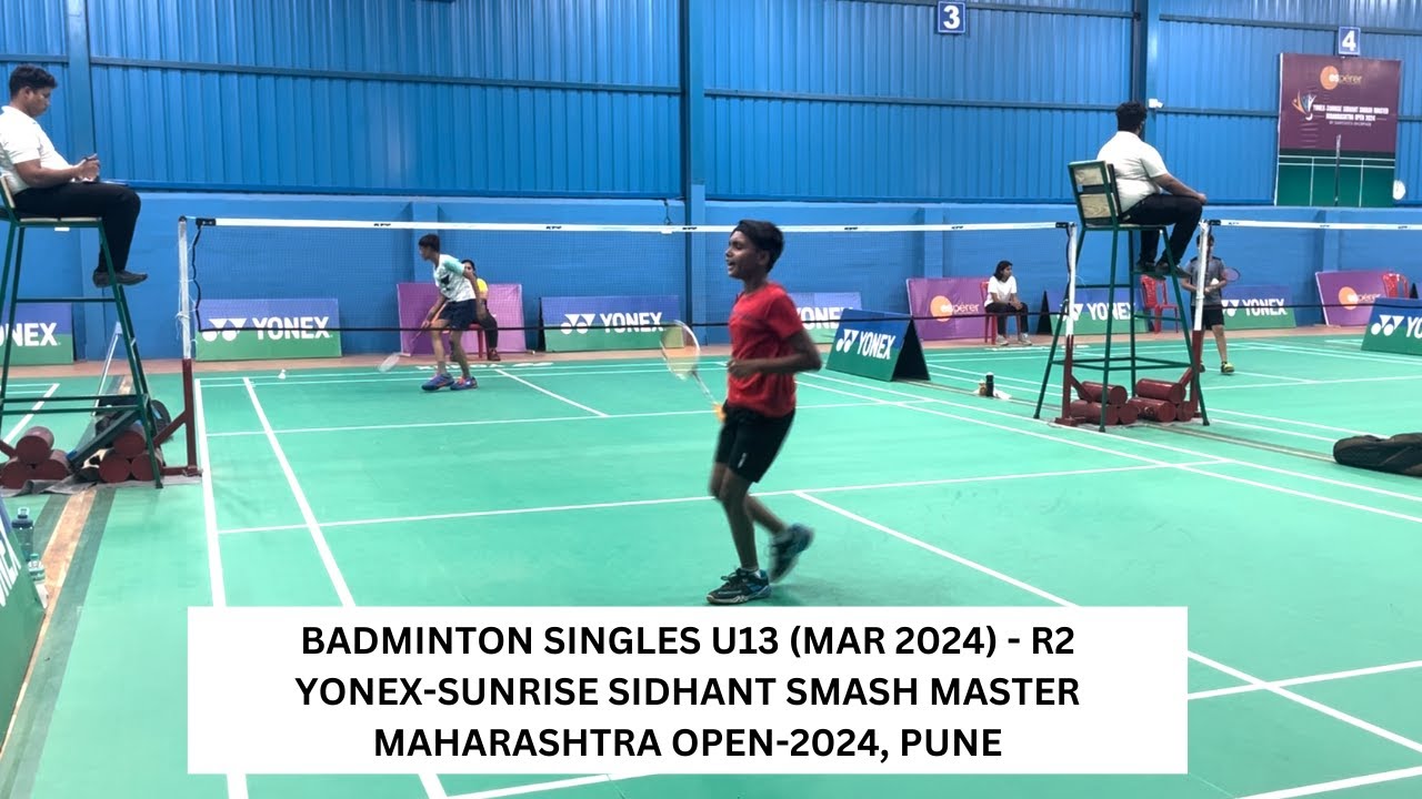 M179- Under 13 Badminton Singles R2 | Yonex Sunrise SMASH MASTER MH ...