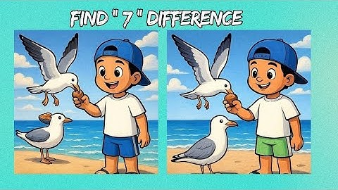 🔍 Find 7 Differences Challenge | Spot the Difference Game Live #live #livequiz  #livestream