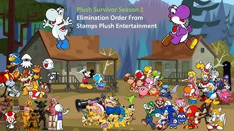 Plush Survivor Season 1 Elimination Order From Stamps Plush Entretainment
