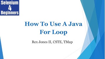 ✔ How To Use A Java For Loop | (Video 25)
