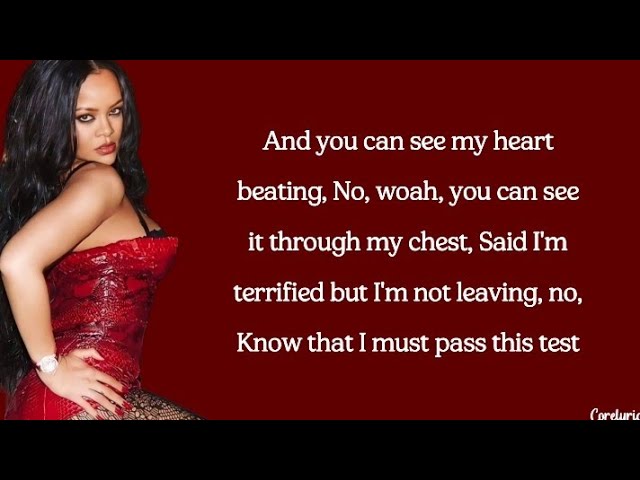 Rihanna-Russian Roulette [Lyrics on Screen] Letra 