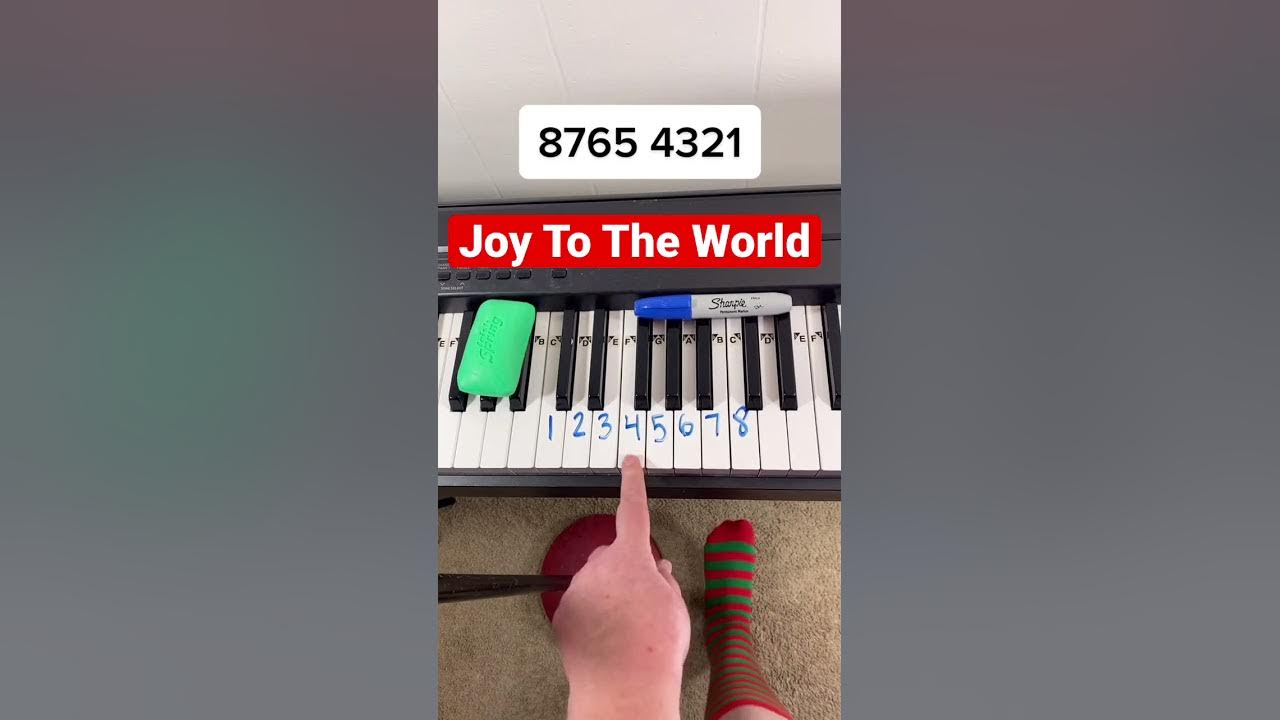 ANYONE can play this Christmas Song on Piano 🎄🤪 #shorts #piano