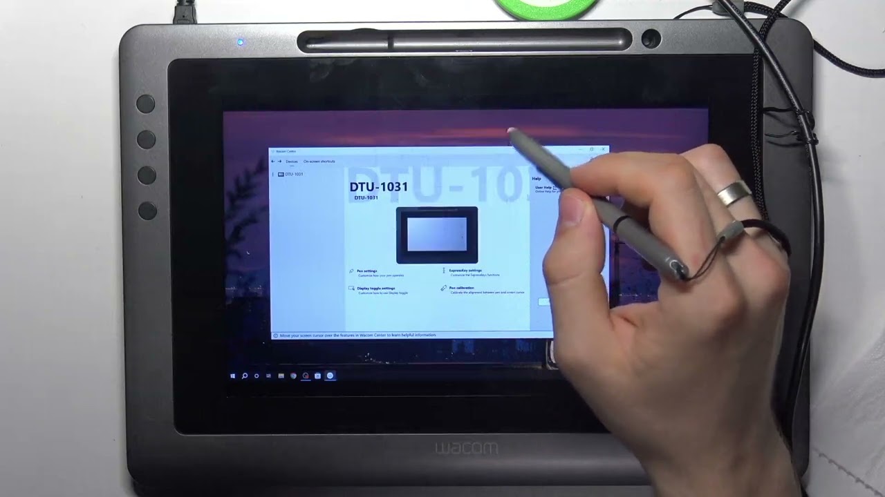 How to Restore Factory Settings on Wacom DTU-1031?