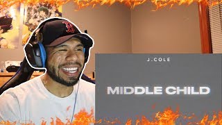 J. Cole - Middle Child (Official Audio) REACTION!!!