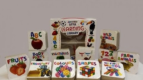 12 in 1 Book Set | My First Library | Little Learning Library