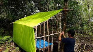 Download Lagu BERKEMAH DI TENGAH HUTAN MEMBUAT SHELTER SEDERHANA - SOLO CAMPING  MP3 Download Lagu BERKEMAH DI TENGAH HUTAN MEMBUAT SHELTER SEDERHANA - SOLO CAMPING  MP3