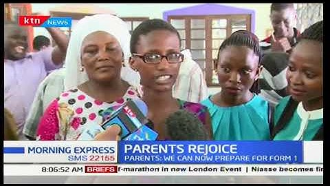 KCPE candidates acknowledge Education CS, Dr. Fred Matiang