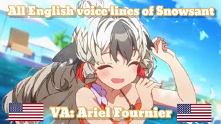 [Arknights] Snowsants EN voice lines