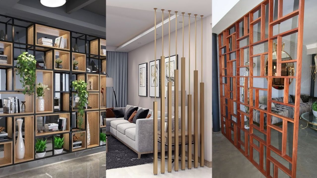100 Modern Living Room Partition Wall Design 2023 | Room Divider Ideas ...