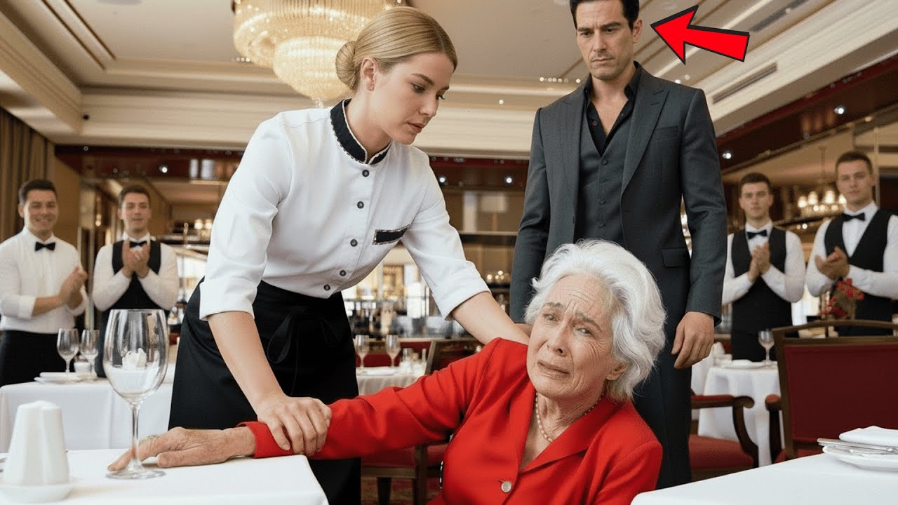 Alle Verspotteten Die Kellnerin Die Einer Gestürzten Frau Half — Es War Die Mama Des CEO-Milliardärs
