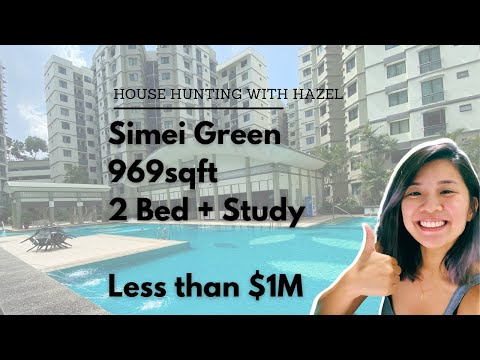 House Hunting with Hazel: Simei Green Condo | 969sqft 2 bed + study