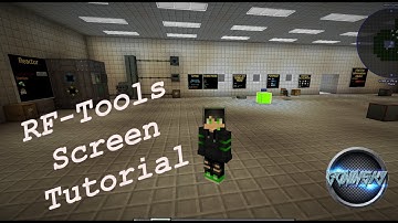 RF Tools | Screen | Tutorial | Minecraft | Deutsch