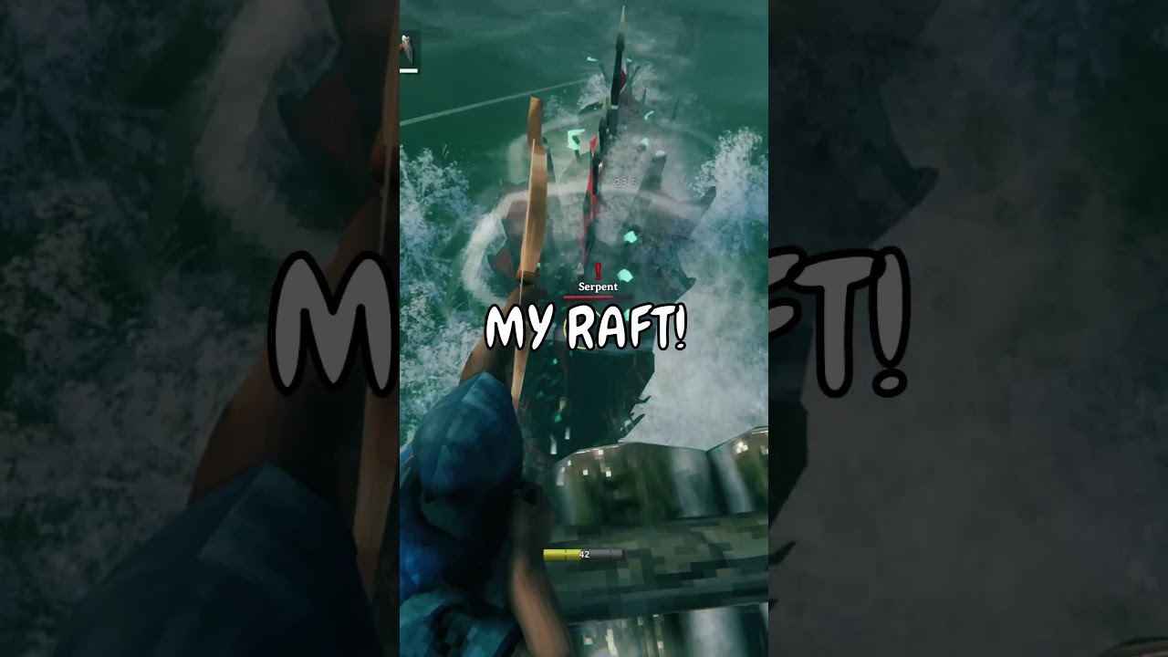 This Encounter Gave Me Thalassophobia - Valheim #shorts