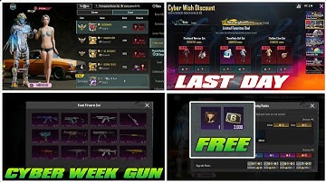 😍 BGMI NEW COLLECTION POINTS EVENT EXPLAIN | CYBER WISH DISCOUNT LAST DAY | CYBER WEEK WEAPON SKIN
