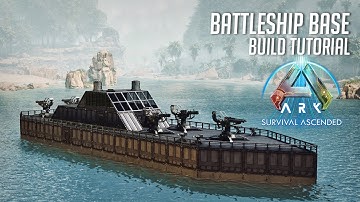 ARK: Survival Ascended | Battleship Boat Base | Build Tutorial