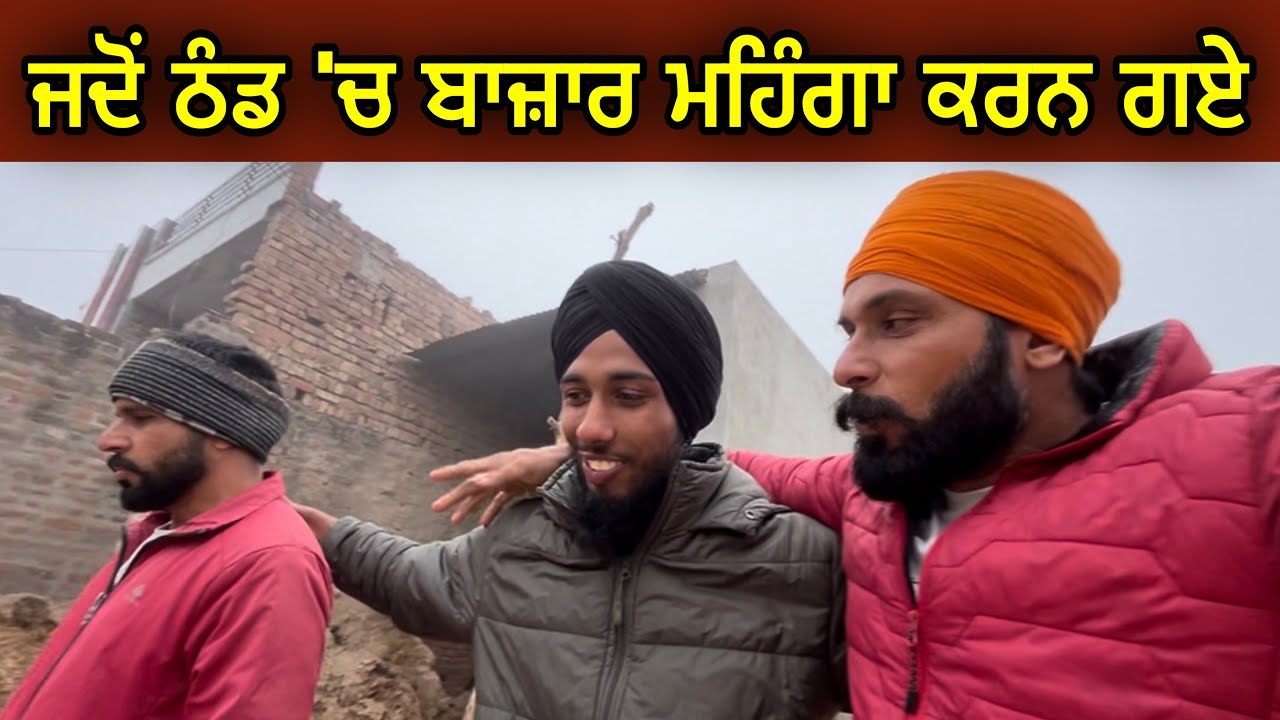 ਜਦੋਂ ਠੰਡ 'ਚ ਬਾਜ਼ਾਰ ਮਹਿੰਗਾ ਕਰਨ ਗਏ । Gur Brar Vlogs