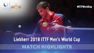 : Dimitrij Ovtcharov vs Timo Boll I 2018 ITTF Men's World Cup Highlights (1/2)