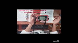 How to remove Fail Low Flow Error in REIKEN KEIKI (RX-8000) Gas Detector as per Maker