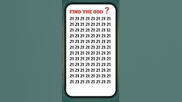 Try to find odd 12 👈  #IQPro #FindTheOddOne #youtubeshorts  #ObservationChallenge #PuzzleFun #short