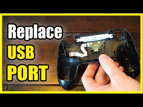 skillevæg Phobia sælger How to FIX PS4 Controller Not Charging & Replace USB PORT (Fast Method) -  YouTube