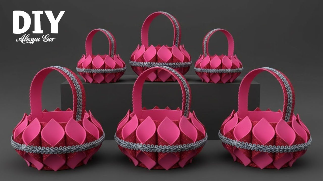 Wow ✨ How to Make  Baskets✨ Simple and Easy
