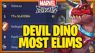 Devil Dinosaur Dominates Season 8 Marvel Rivals Ranked : Combo With Peni Parker