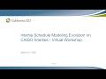 Mar 18, 2026 - Intertie Schedule Modeling Evolution on CAISO Interties - Virtual Workshop