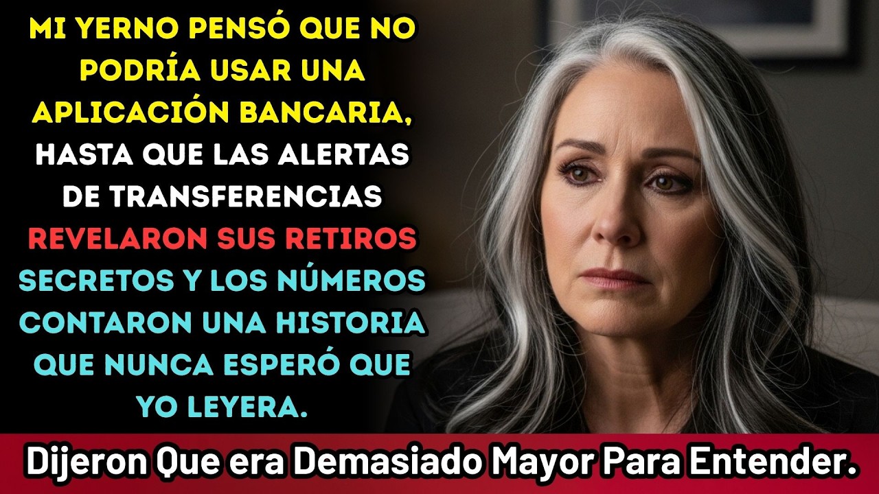 Mi yerno pensó que no entendía la tecnología hasta que mis registros bancarios lo demostraron.