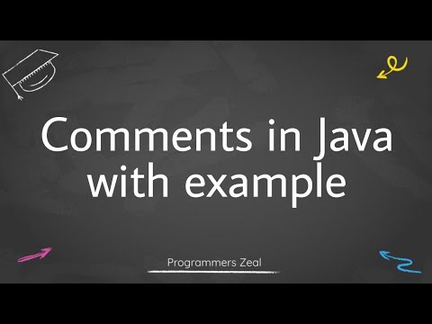 Comments in java program | Comments in java with example