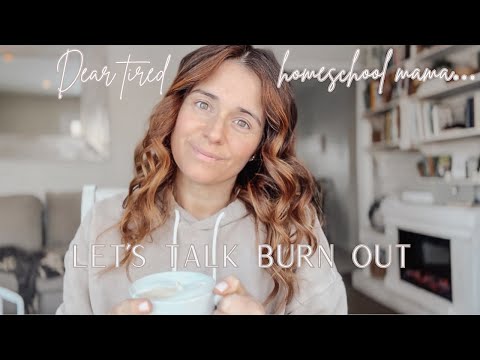 Encouragement for the tired homeschool mom… | homeschool burnout |