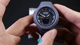 Jam Tangan Digitec Wanita Dual Time DG 3082 T Showcase YIE Collection/Yororo