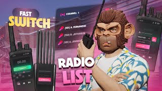 Fivem Radiolist - Radio Pma-Voice - Radio Animation Select - Pinkfrog Radio