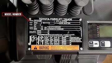 How to Read a Forklift Data Plate (Data Tag)