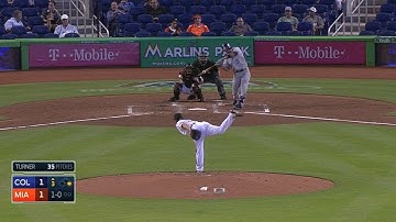 COL@MIA: Cuddyer connects for two-run homer