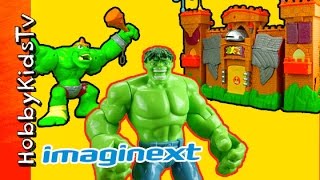 Ogre Castle by Imaginext! Toy Review with Hulk as a Knight