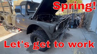 M715 Kaiser Jeep Spring Maintenance Day