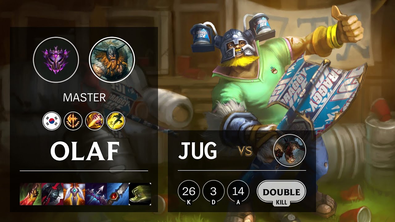 Olaf Jungle vs Fiddlesticks - KR Master Patch 10.19