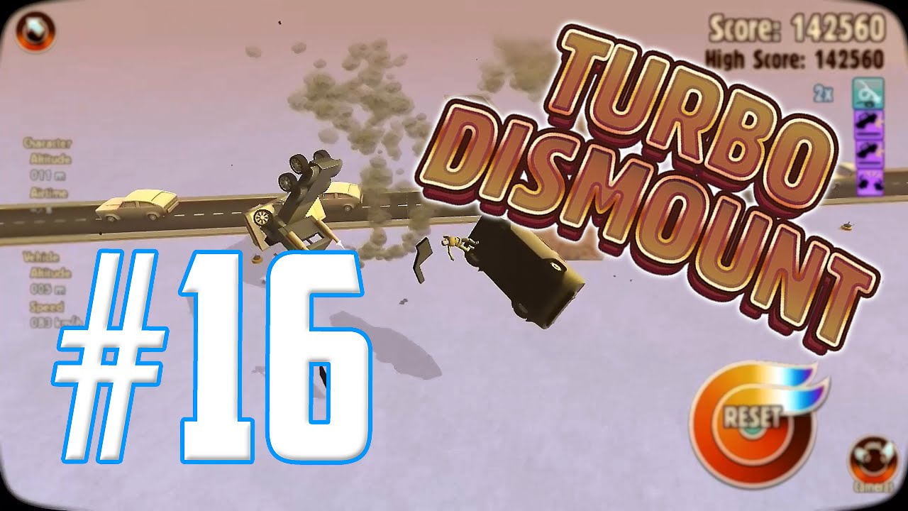 Turbo Dismount Gameplay - #16 - ROAD OF DOOOOM!!! w/ Hypercore Ripper ...