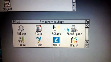 Emulating Acorn Archimedes/ RiscOS, then within RiscOS, Prolog.