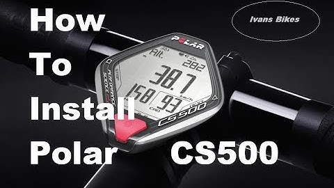 How To Set Up Install Polar CS500 Tour De France On Your Road Bike [HD]