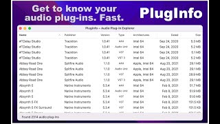 Apple Silicon Plugin Checker - Are yours "M1 Native" ?