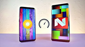 Samsung Galaxy S8 Android 8.0 Oreo vs Note 8 - Speed Test!