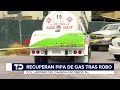 Recuperan pipa de gas tras robo en la colonia Jardines del Canadá en Escobedo